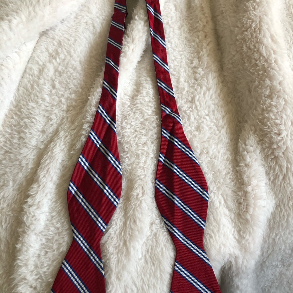 Red and Navy Blue Bowtie